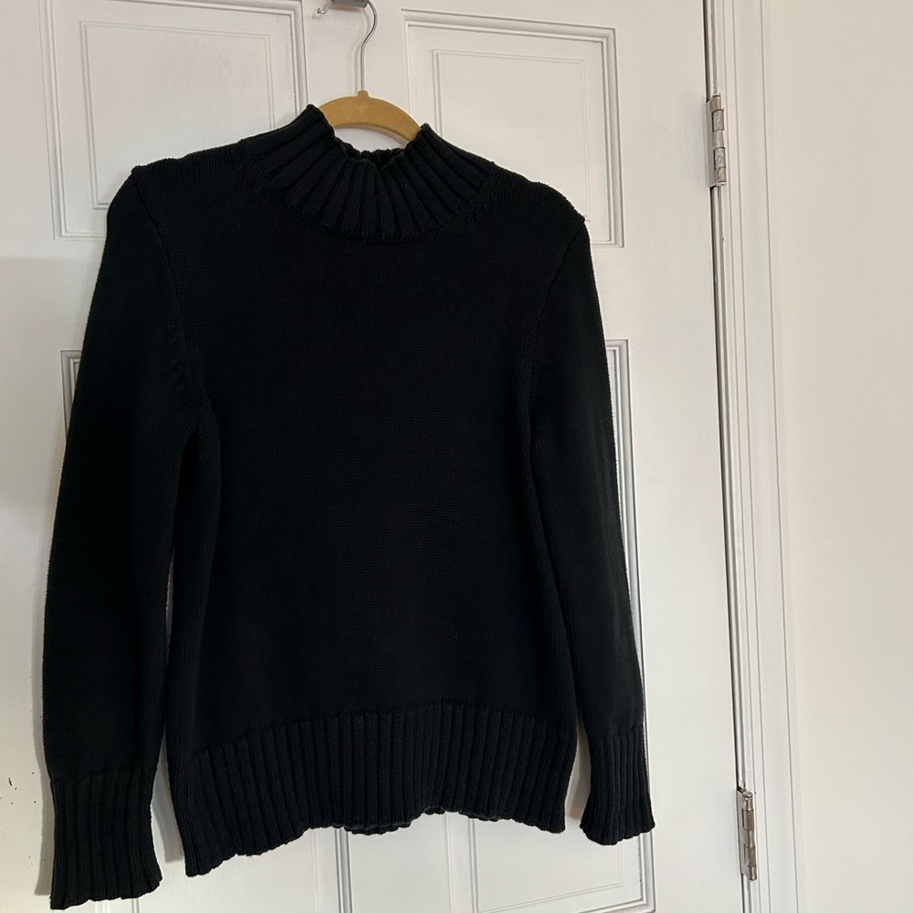 J. Crew Black Turtleneck Sweater